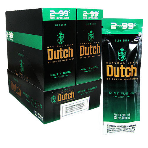 Dutch Masters Cigarillos Mint Fusion 2 for $0.99