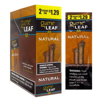 Garcia y Vega Game Leaf Natural 2 for $1.29