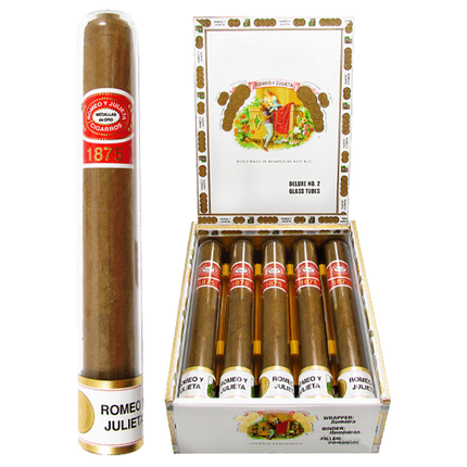 Romeo y Julieta 1875 Deluxe No. 2 Glass Tubes