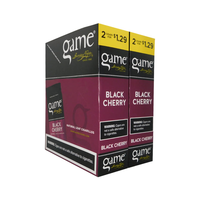 Game Cigarillos Black Cherry 2 for $1.29