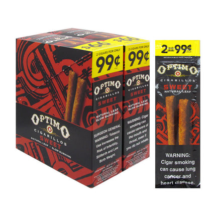 Optimo Cigarillos Sweet 2/$0.99