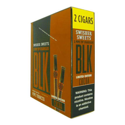 Swisher Sweets BLK Tip Cigarillos Cocoa