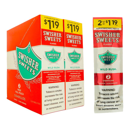 Swisher Sweets Cigarillos Wild Rush 2 for $1.19