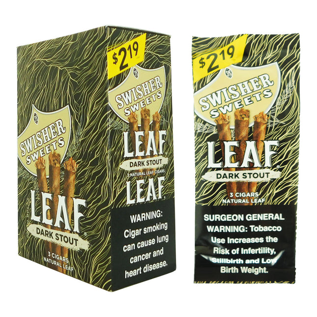 Swisher Sweets Leaf Dark Stout 3 for $2.19