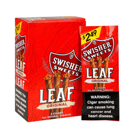 Swisher Sweets Leaf Original 10/3 Pouch 3/$2.49