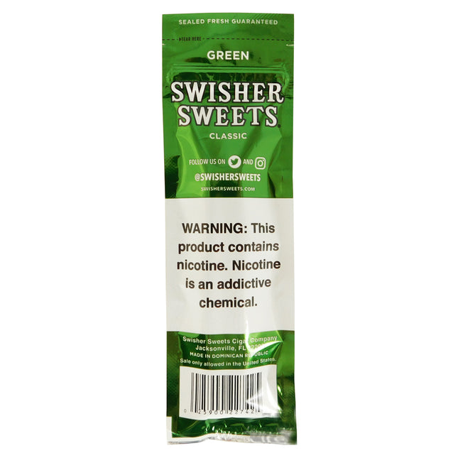 Swisher Sweets Cigarillos Green Sweets 2 for $1.19