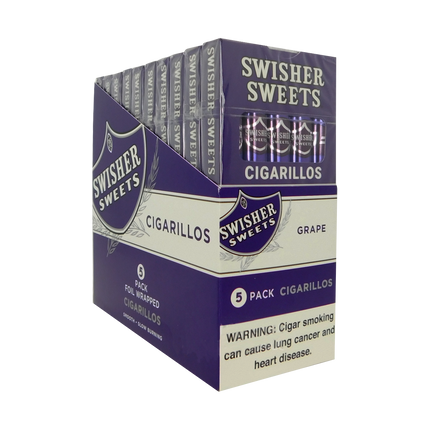 Swisher Sweets Cigarillos Grape Pack buy 3 get 5