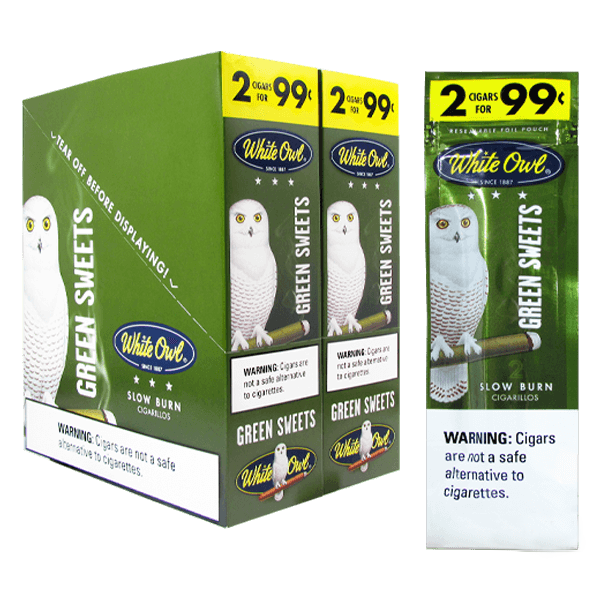 White Owl Cigarillos Green Sweets