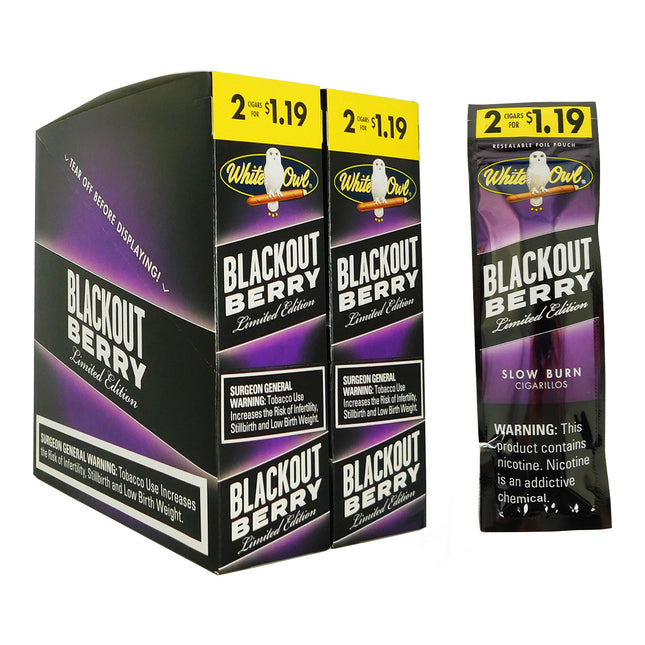 White Owl Cigarillos Blackout Berry