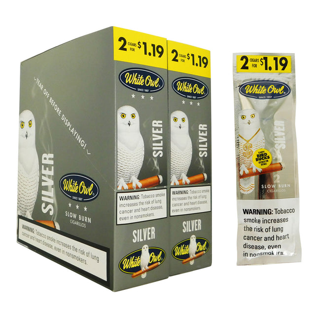 White Owl Cigarillos Silver